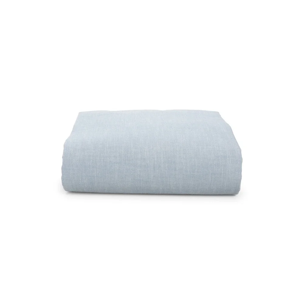 Ralph Lauren Cotton Chambray Fitted Sheet in Workshirt Chambray King